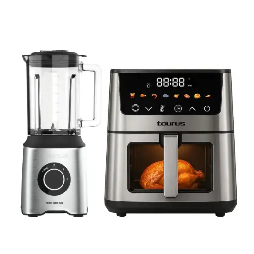 Ticket - Freidora de Aire Taurus Mod. Silver Fryer II + Licuadora Taurus Mod. Prior Inox 1500